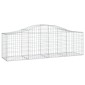 vidaXL Συρματοκιβώτια Τοξωτά 13 τεμ. 200x50x60/80 εκ. Γαλβαν. Ατσάλι