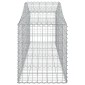 vidaXL Συρματοκιβώτια Τοξωτά 18 τεμ. 200x50x60/80 εκ. Γαλβαν. Ατσάλι
