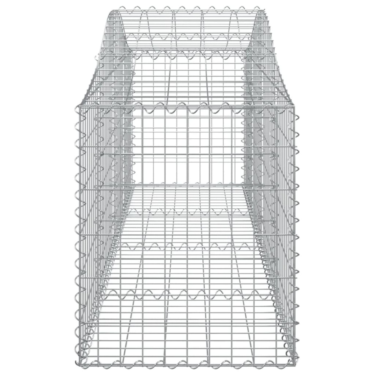 vidaXL Συρματοκιβώτια Τοξωτά 20 τεμ. 200x50x60/80 εκ. Γαλβαν. Ατσάλι