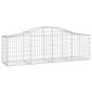 vidaXL Συρματοκιβώτια Τοξωτά 50 τεμ. 200x50x60/80 εκ. Γαλβαν. Ατσάλι