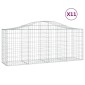 vidaXL Συρματοκιβώτια Τοξωτά 11 τεμ. 200x50x80/100 εκ. Γαλβαν. Ατσάλι