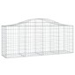 vidaXL Συρματοκιβώτια Τοξωτά 13 τεμ. 200x50x80/100 εκ. Γαλβαν. Ατσάλι
