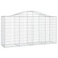 vidaXL Συρματοκιβώτια Τοξωτά 13 τεμ. 200x50x100/120 εκ. Γαλβαν. Ατσάλι