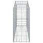 vidaXL Συρματοκιβώτια Τοξωτά 30 τεμ. 200x50x100/120 εκ. Γαλβαν. Ατσάλι