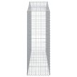 vidaXL Συρματοκιβώτια Τοξωτά 7 τεμ. 200x50x140/160 εκ. Γαλβαν. Ατσάλι