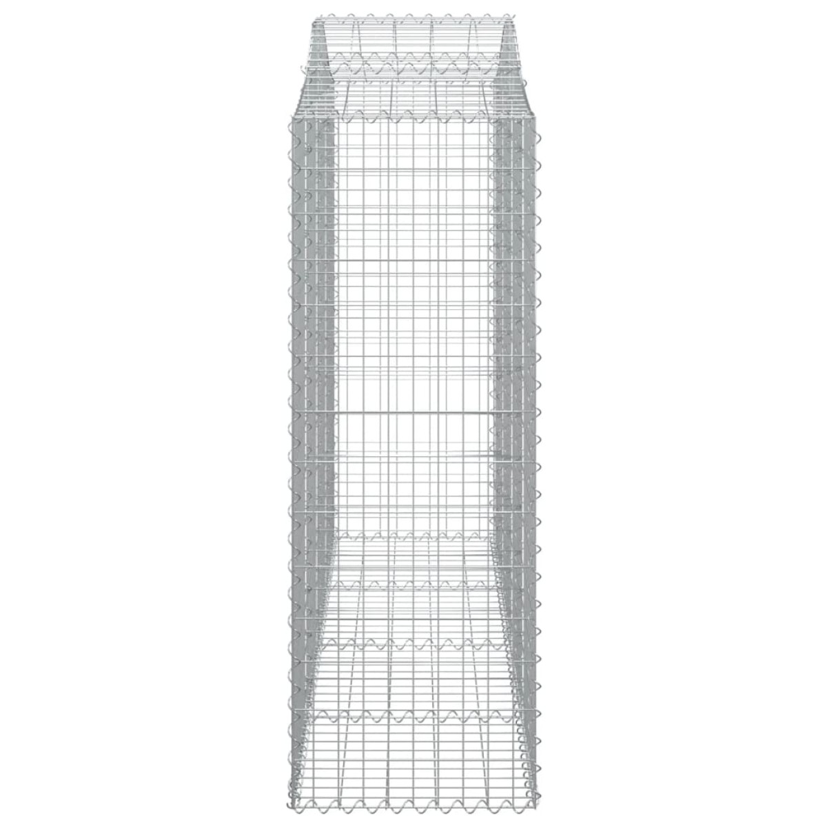 vidaXL Συρματοκιβώτια Τοξωτά 20 τεμ. 200x50x140/160 εκ. Γαλβαν. Ατσάλι