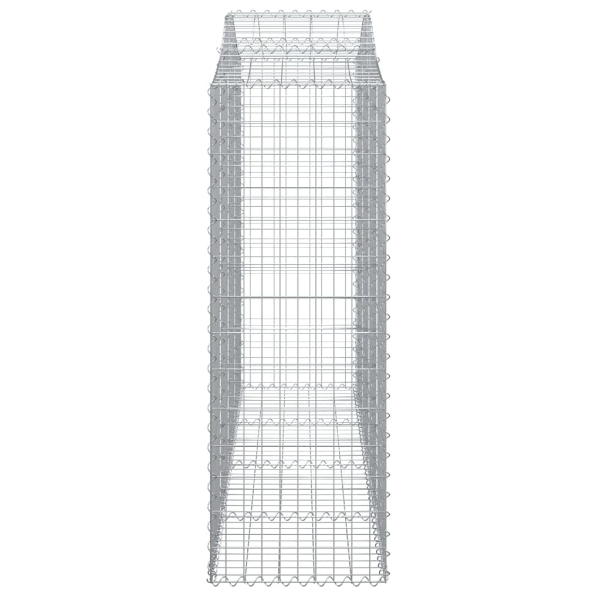 vidaXL Συρματοκιβώτια Τοξωτά 30 τεμ. 200x50x140/160 εκ. Γαλβαν. Ατσάλι