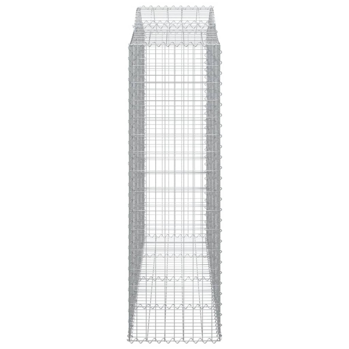 vidaXL Συρματοκιβώτια Τοξωτά 13 τεμ. 200x50x160/180 εκ. Γαλβαν. Ατσάλι