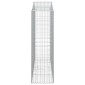 vidaXL Συρματοκιβώτια Τοξωτά 13 τεμ. 200x50x160/180 εκ. Γαλβαν. Ατσάλι