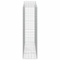 vidaXL Συρματοκιβώτια Τοξωτά 2 τεμ. 200x50x180/200 εκ. Γαλβαν. Ατσάλι