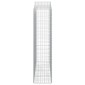 vidaXL Συρματοκιβώτια Τοξωτά 2 τεμ. 200x50x200/220 εκ. Γαλβαν. Ατσάλι