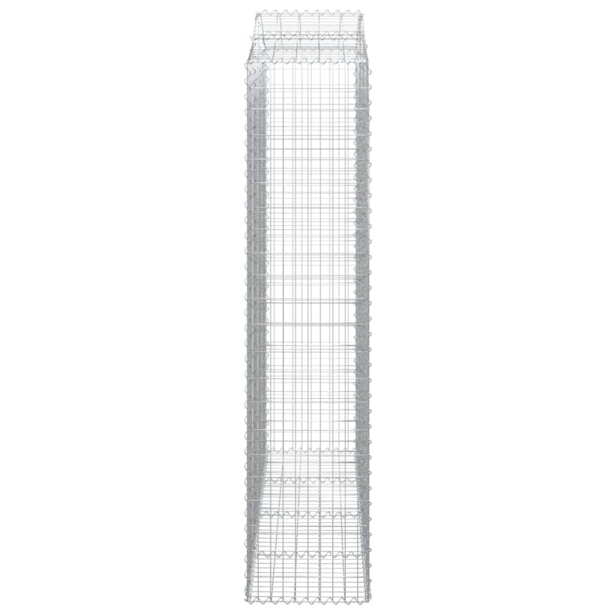 vidaXL Συρματοκιβώτια Τοξωτά 6 τεμ. 200x50x220/240 εκ. Γαλβαν. Ατσάλι