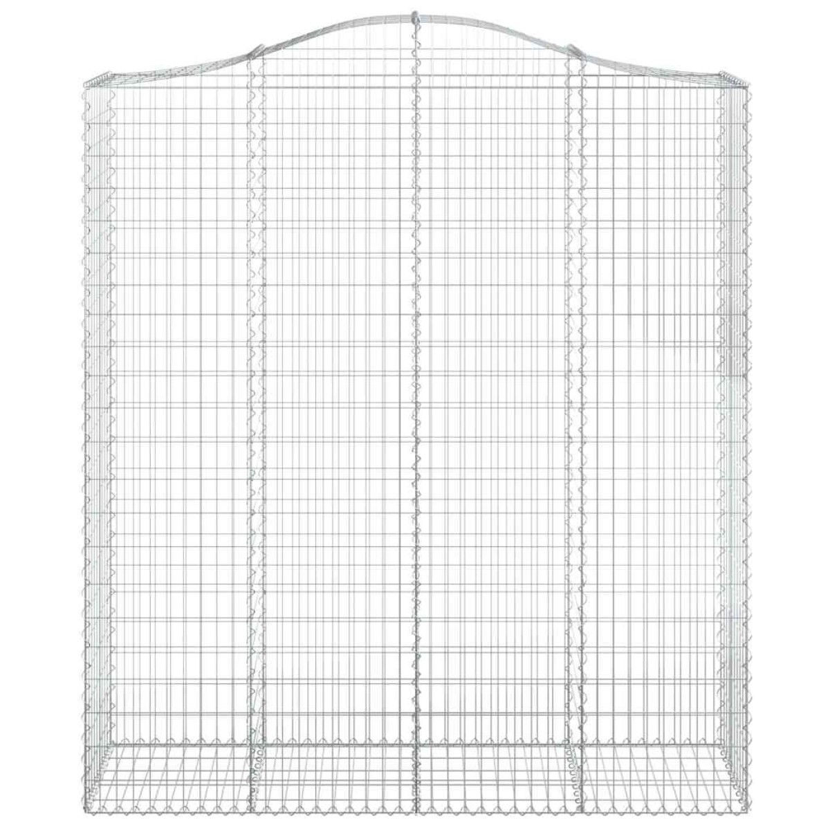 vidaXL Συρματοκιβώτια Τοξωτά 7 τεμ. 200x50x220/240 εκ. Γαλβαν. Ατσάλι