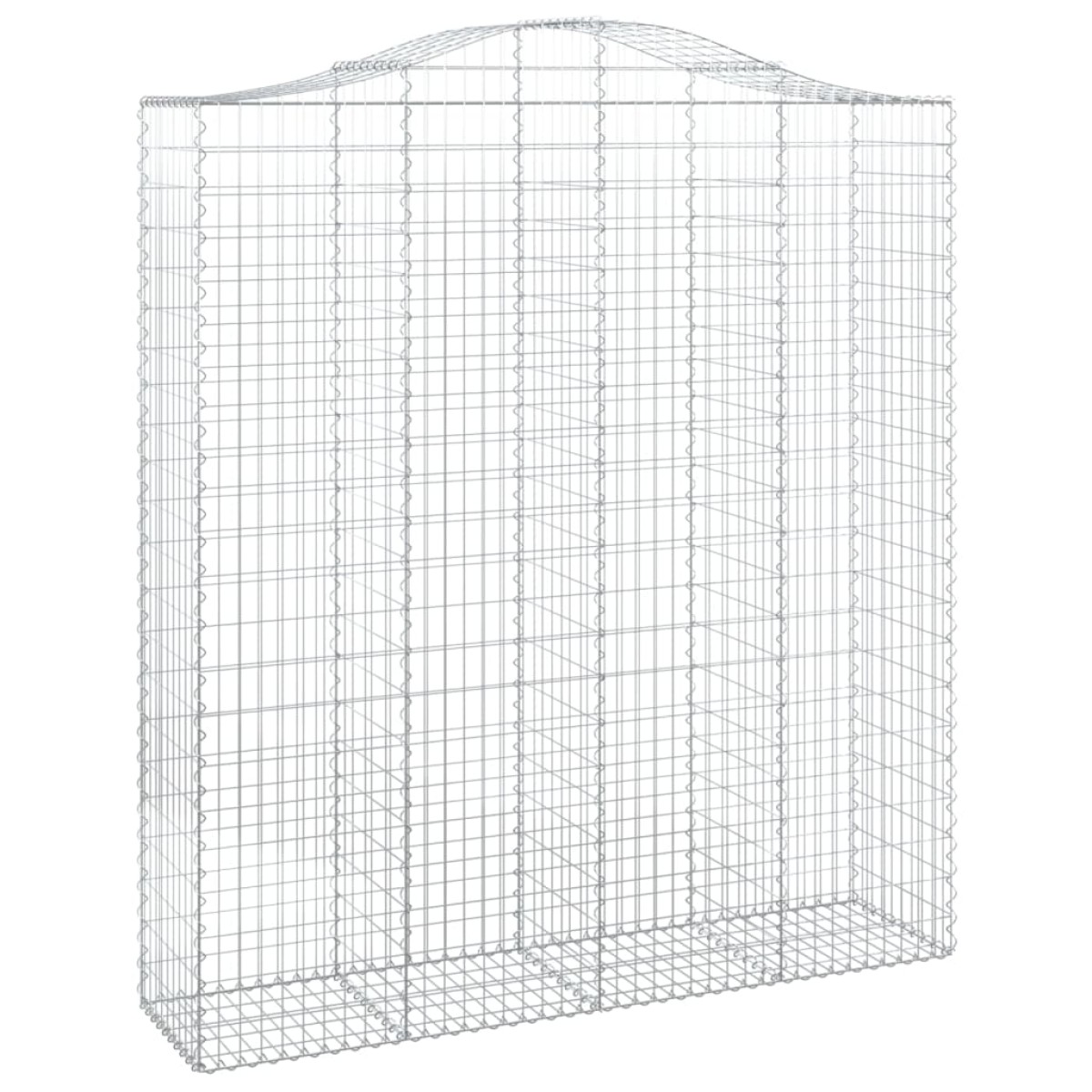 vidaXL Συρματοκιβώτια Τοξωτά 11 τεμ. 200x50x220/240 εκ. Γαλβαν. Ατσάλι