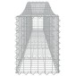 vidaXL Συρματοκιβώτια Τοξωτά 7 τεμ. 400x30x40/60 εκ. Γαλβαν. Ατσάλι