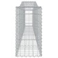 vidaXL Συρματοκιβώτια Τοξωτά 10 τεμ. 400x30x60/80 εκ. Γαλβαν. Ατσάλι