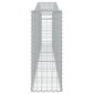 vidaXL Συρματοκιβώτια Τοξωτά 5 τεμ. 400x30x80/100 εκ. Γαλβαν. Ατσάλι