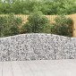vidaXL Συρματοκιβώτια Τοξωτά 10 τεμ. 400x30x80/100 εκ. Γαλβαν. Ατσάλι