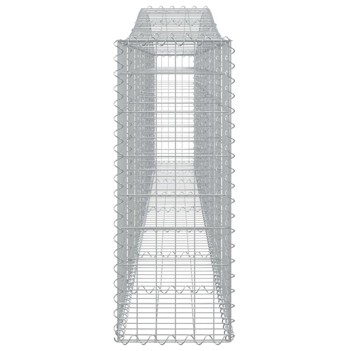 vidaXL Συρματοκιβώτια Τοξωτά 20 τεμ. 400x30x80/100 εκ. Γαλβαν. Ατσάλι