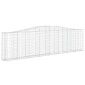 vidaXL Συρματοκιβώτια Τοξωτά 10 τεμ. 400x30x100/120 εκ. Γαλβαν. Ατσάλι
