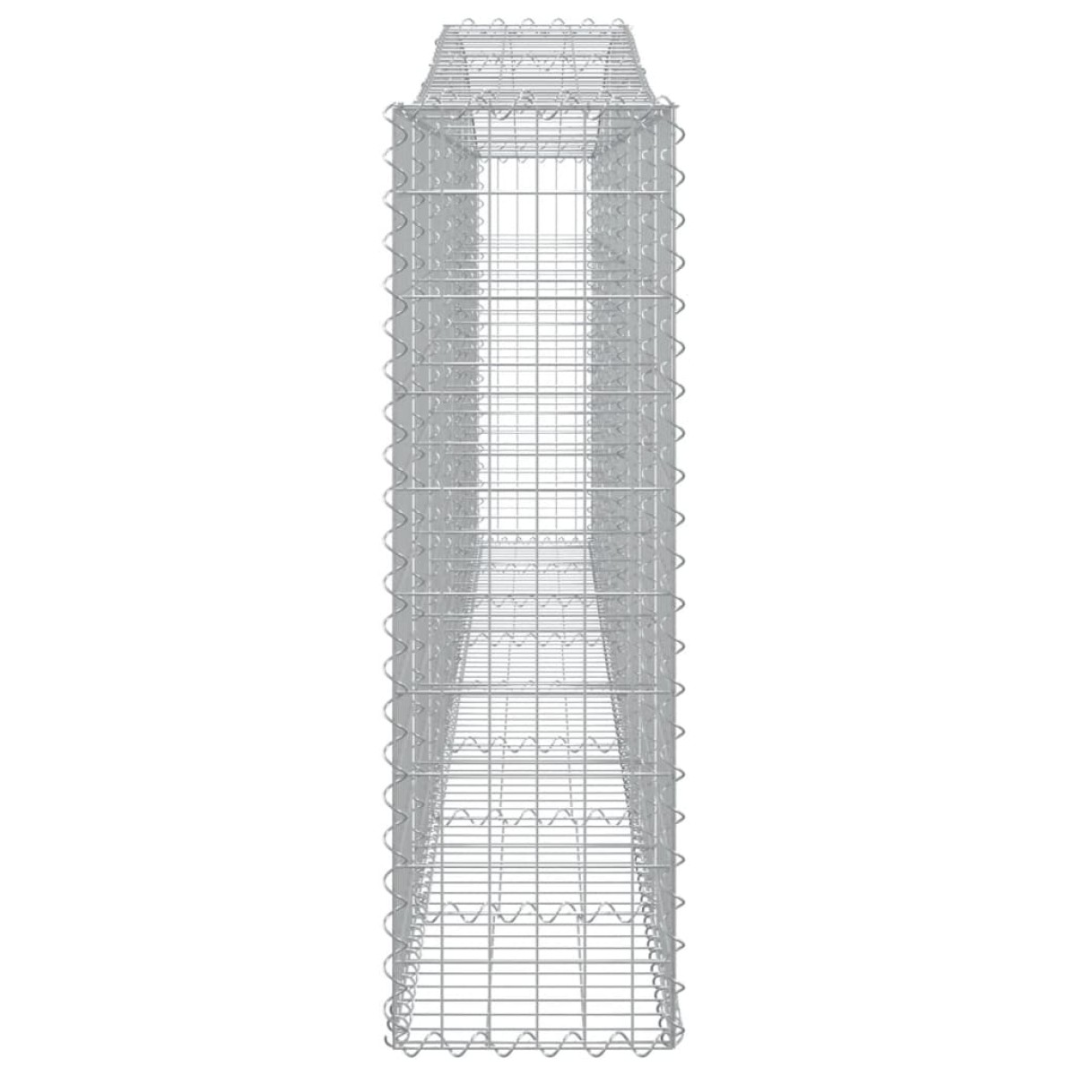 vidaXL Συρματοκιβώτια Τοξωτά 15 τεμ. 400x30x100/120 εκ. Γαλβαν. Ατσάλι