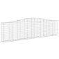 vidaXL Συρματοκιβώτια Τοξωτά 20 τεμ. 400x30x100/120 εκ. Γαλβαν. Ατσάλι