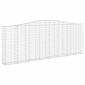 vidaXL Συρματοκιβώτια Τοξωτά 10 τεμ. 400x30x140/160 εκ. Γαλβαν. Ατσάλι