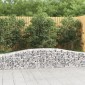 vidaXL Συρματοκιβώτια Τοξωτά 8 τεμ. 400x50x40/60 εκ. Γαλβαν. Ατσάλι