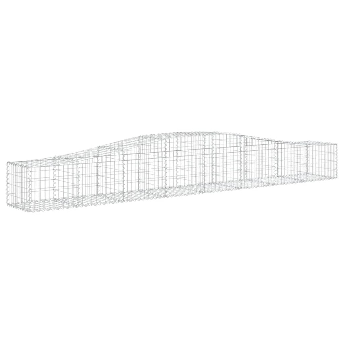 vidaXL Συρματοκιβώτια Τοξωτά 20 τεμ. 400x50x40/60 εκ. Γαλβαν. Ατσάλι