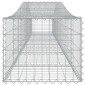 vidaXL Συρματοκιβώτια Τοξωτά 20 τεμ. 400x50x40/60 εκ. Γαλβαν. Ατσάλι