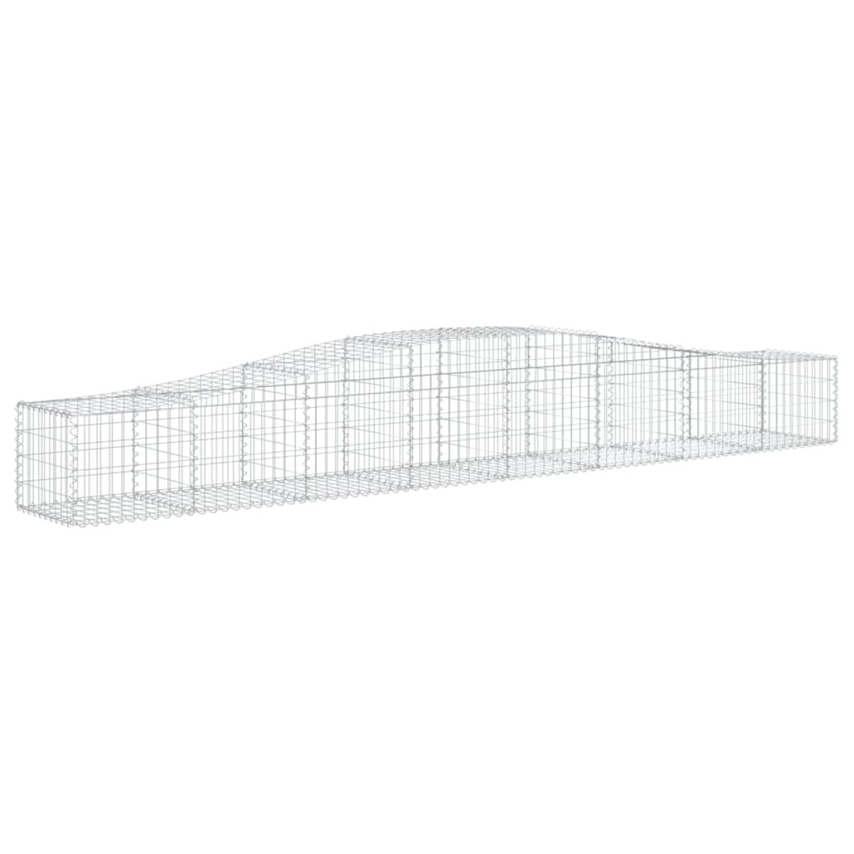 vidaXL Συρματοκιβώτια Τοξωτά 25 τεμ. 400x50x40/60 εκ. Γαλβαν. Ατσάλι