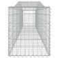 vidaXL Συρματοκιβώτια Τοξωτά 5 τεμ. 400x50x60/80 εκ. Γαλβαν. Ατσάλι