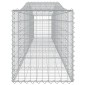 vidaXL Συρματοκιβώτια Τοξωτά 15 τεμ. 400x50x60/80 εκ. Γαλβαν. Ατσάλι