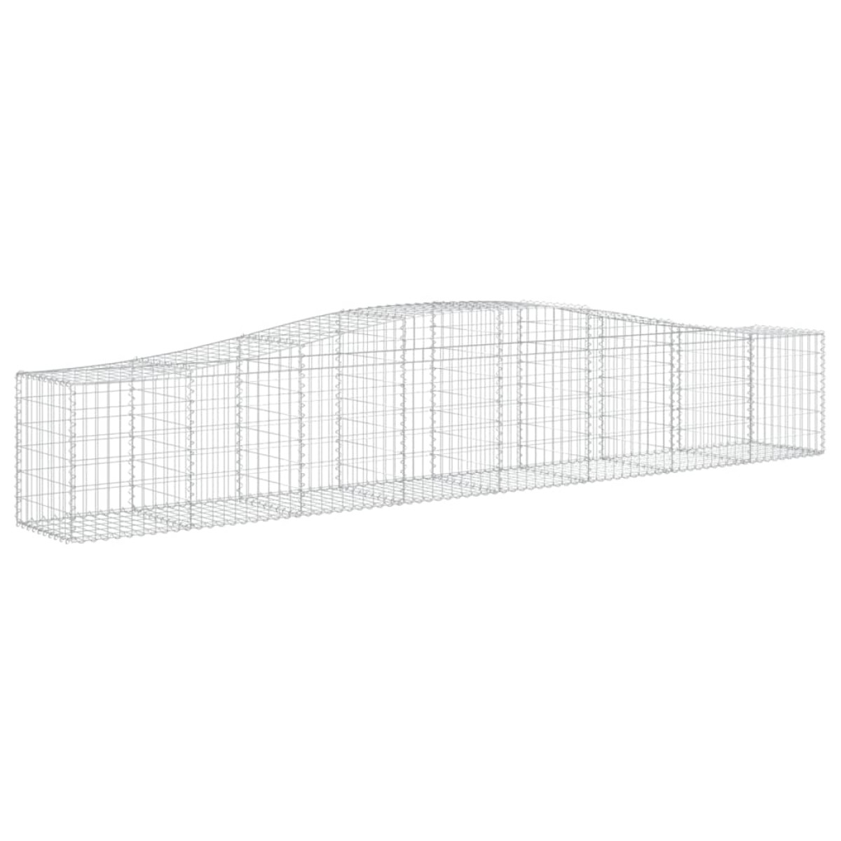 vidaXL Συρματοκιβώτια Τοξωτά 20 τεμ. 400x50x60/80 εκ. Γαλβαν. Ατσάλι