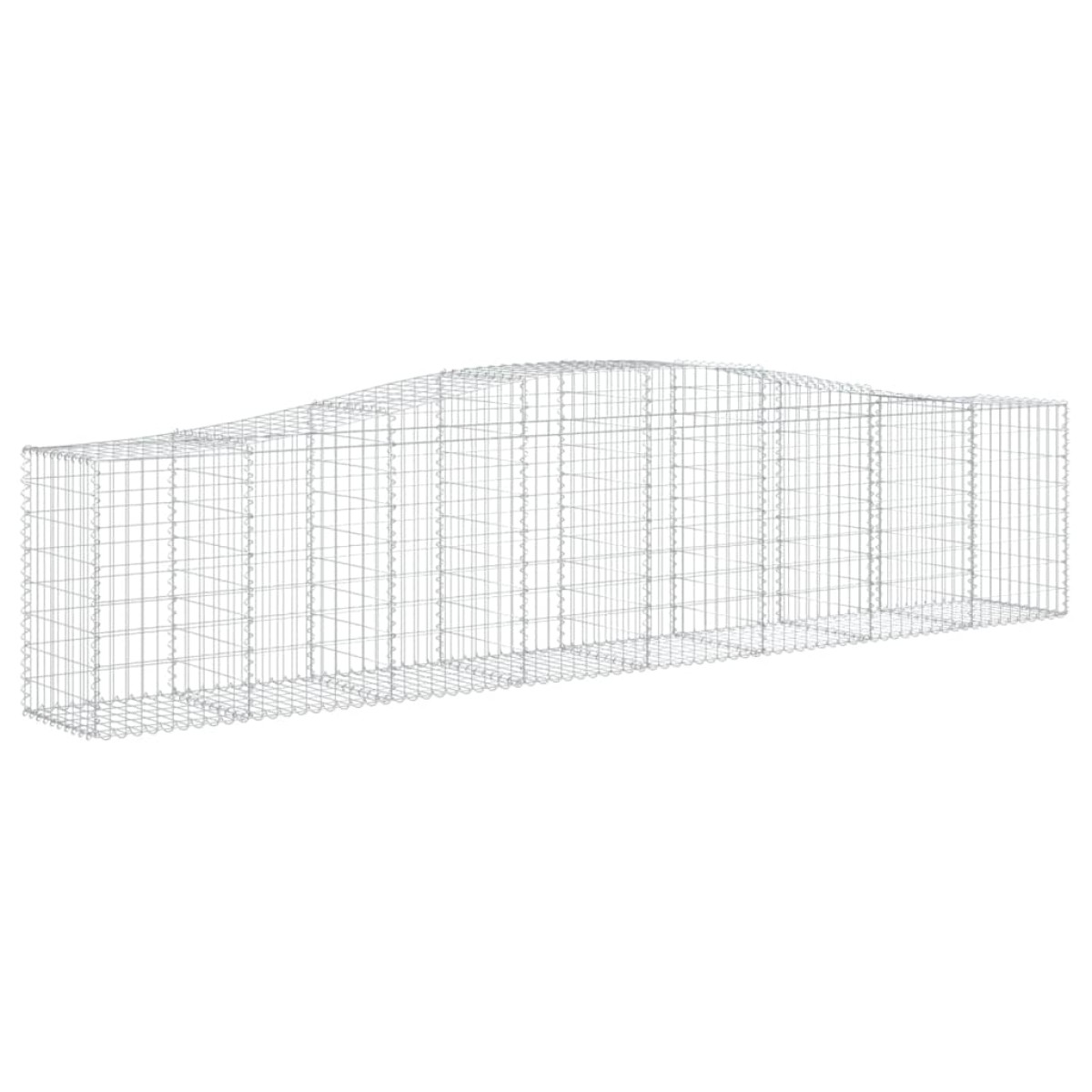 vidaXL Συρματοκιβώτια Τοξωτά 6 τεμ. 400x50x80/100 εκ. Γαλβαν. Ατσάλι