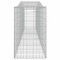 vidaXL Συρματοκιβώτια Τοξωτά 7 τεμ. 400x50x80/100 εκ. Γαλβαν. Ατσάλι