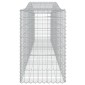 vidaXL Συρματοκιβώτια Τοξωτά 20 τεμ. 400x50x80/100 εκ. Γαλβαν. Ατσάλι