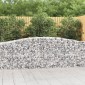 vidaXL Συρματοκιβώτια Τοξωτά 25 τεμ. 400x50x80/100 εκ. Γαλβαν. Ατσάλι