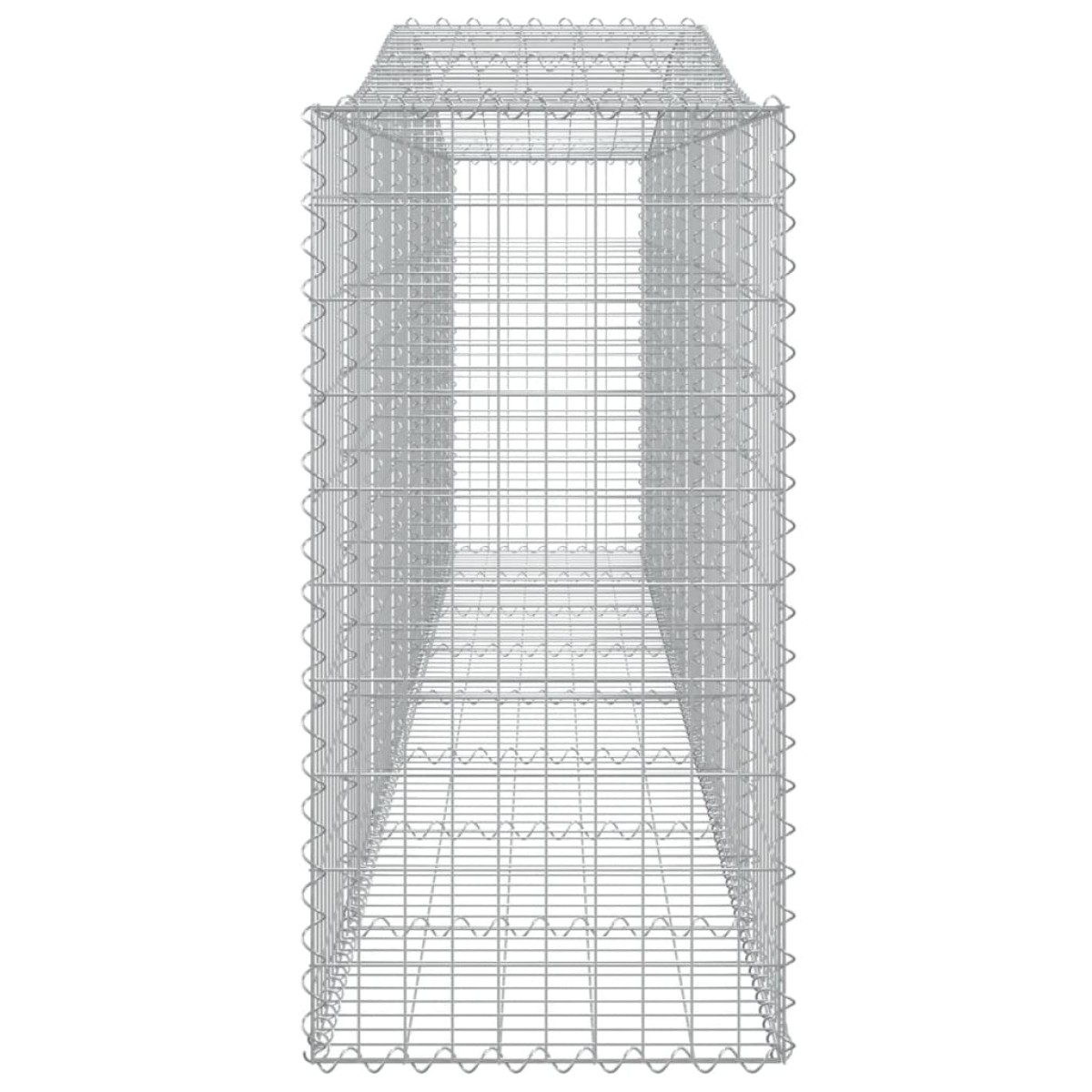 vidaXL Συρματοκιβώτια Τοξωτά 3 τεμ. 400x50x100/120 εκ. Γαλβαν. Ατσάλι