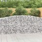 vidaXL Συρματοκιβώτια Τοξωτά 9 τεμ. 400x50x100/120 εκ. Γαλβαν. Ατσάλι