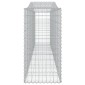 vidaXL Συρματοκιβώτια Τοξωτά 15 τεμ. 400x50x100/120 εκ. Γαλβαν. Ατσάλι