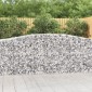 vidaXL Συρματοκιβώτια Τοξωτά 15 τεμ. 400x50x100/120 εκ. Γαλβαν. Ατσάλι