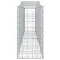 vidaXL Συρματοκιβώτια Τοξωτά 25 τεμ. 400x50x100/120 εκ. Γαλβαν. Ατσάλι