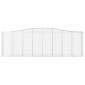 vidaXL Συρματοκιβώτια Τοξωτά 5 τεμ. 400x50x120/140 εκ. Γαλβαν. Ατσάλι