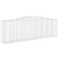 vidaXL Συρματοκιβώτια Τοξωτά 15 τεμ. 400x50x120/140 εκ. Γαλβαν. Ατσάλι