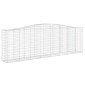 vidaXL Συρματοκιβώτια Τοξωτά 25 τεμ. 400x50x120/140 εκ. Γαλβαν. Ατσάλι