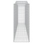 vidaXL Συρματοκιβώτια Τοξωτά 25 τεμ. 400x50x120/140 εκ. Γαλβαν. Ατσάλι