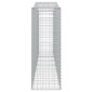vidaXL Συρματοκιβώτια Τοξωτά 7 τεμ. 400x50x140/160 εκ. Γαλβαν. Ατσάλι