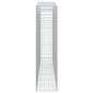 vidaXL Συρματοκιβώτια Τοξωτά 2 τεμ. 400x50x200/220 εκ. Γαλβαν. Ατσάλι