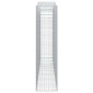 vidaXL Συρματοκιβώτια Τοξωτά 3 τεμ. 400x50x200/220 εκ. Γαλβαν. Ατσάλι